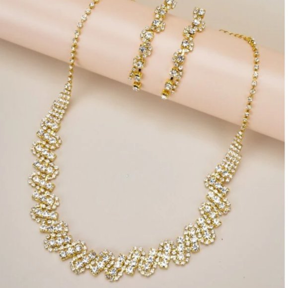 Best Gift Rhinestone Jewelry Set - Picture 4 of 6